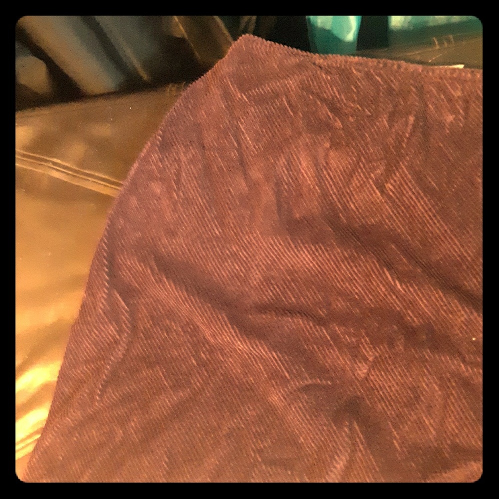 Dark purple skirt